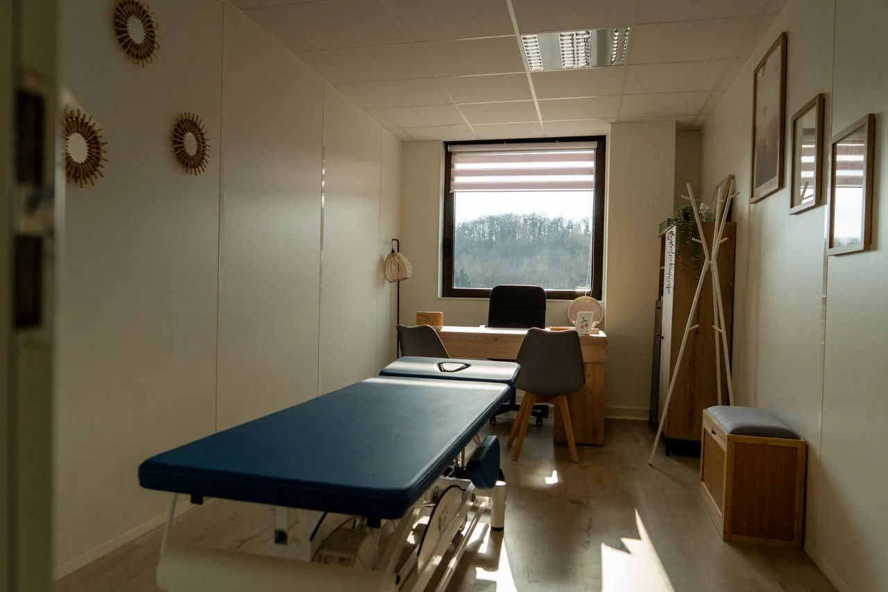 ostéopathe Chaponost — salle de consultation du cabinet d’ostéopathie à Chaponost